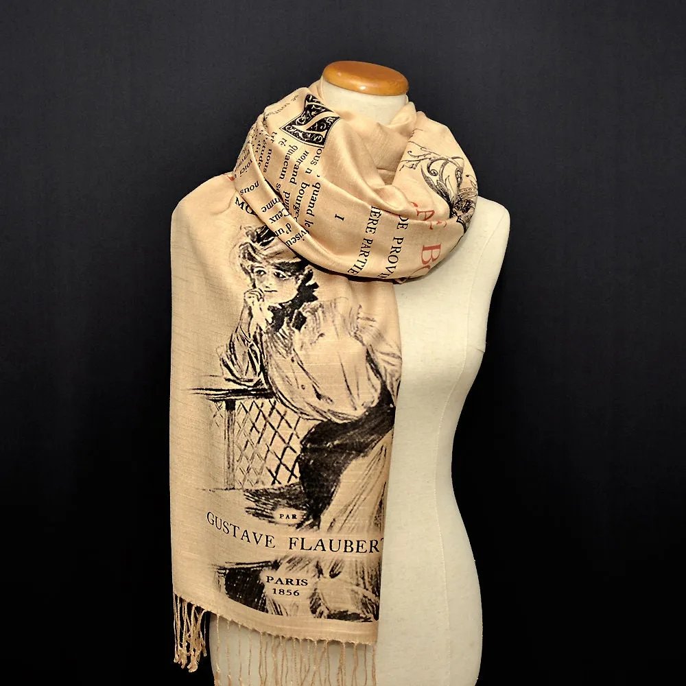 Madame Bovary by  Gustave Flaubert Scarf (French version)