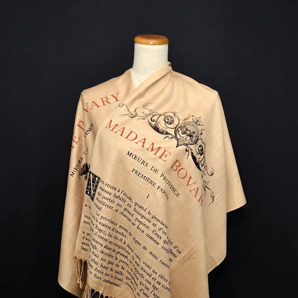 Madame Bovary by  Gustave Flaubert Scarf (French version)