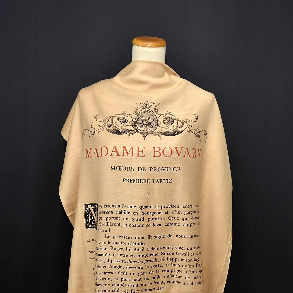 Madame Bovary by  Gustave Flaubert Scarf (French version)