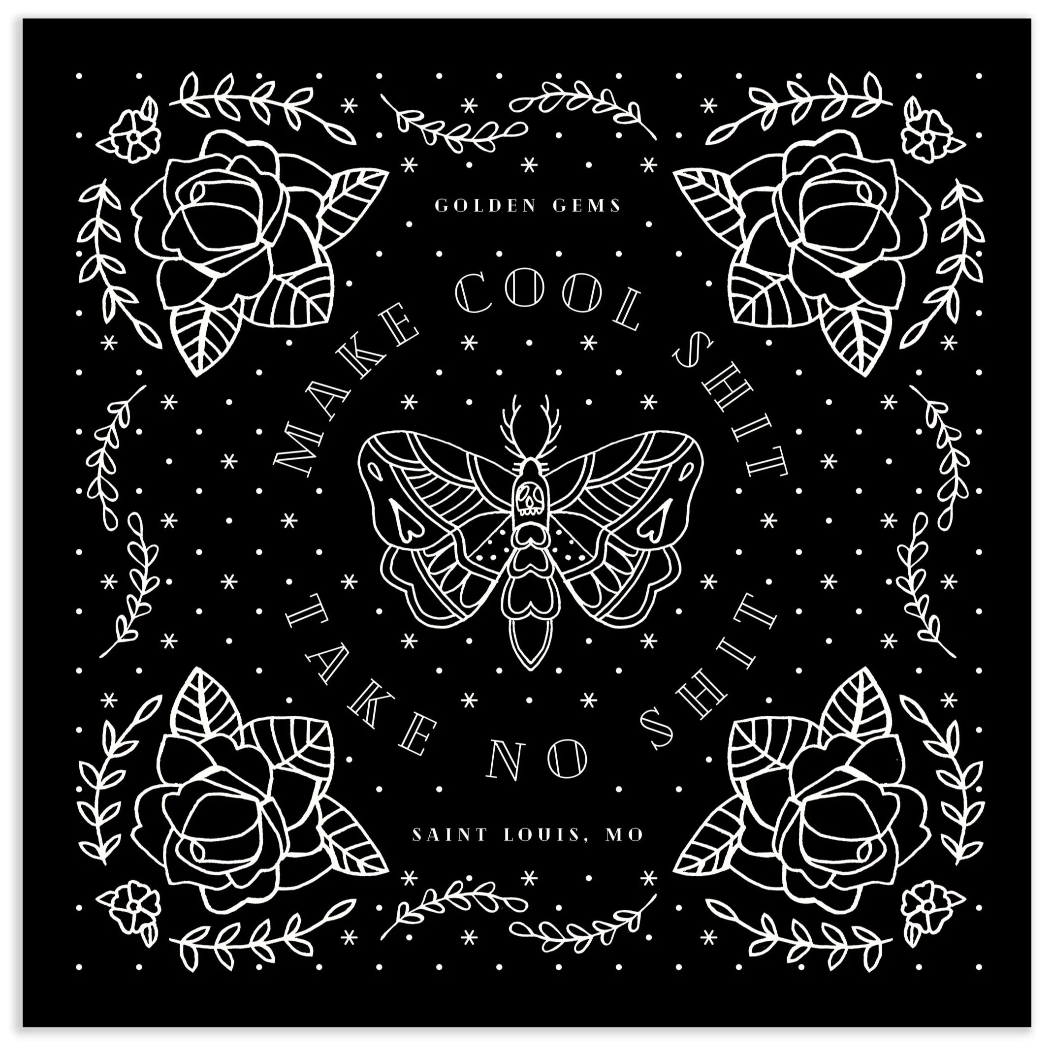Make Cool Shit - Take No Shit Black Bandana