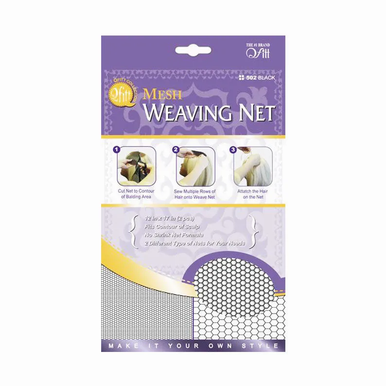 M&M QFITT Mesh Weaving Net 2pcs [BLACK] #502