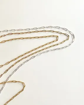Medium Paperclip Chain, Chain by the Foot, Bulk Chain, Jewelry Design, Jewelry Making, Charm Bracelet,