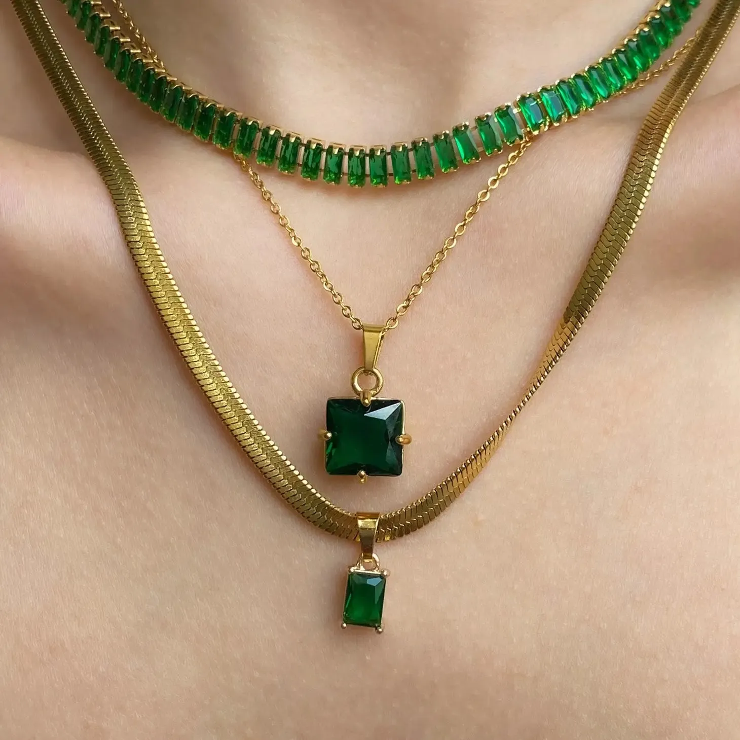 Midori Herringbone Necklace