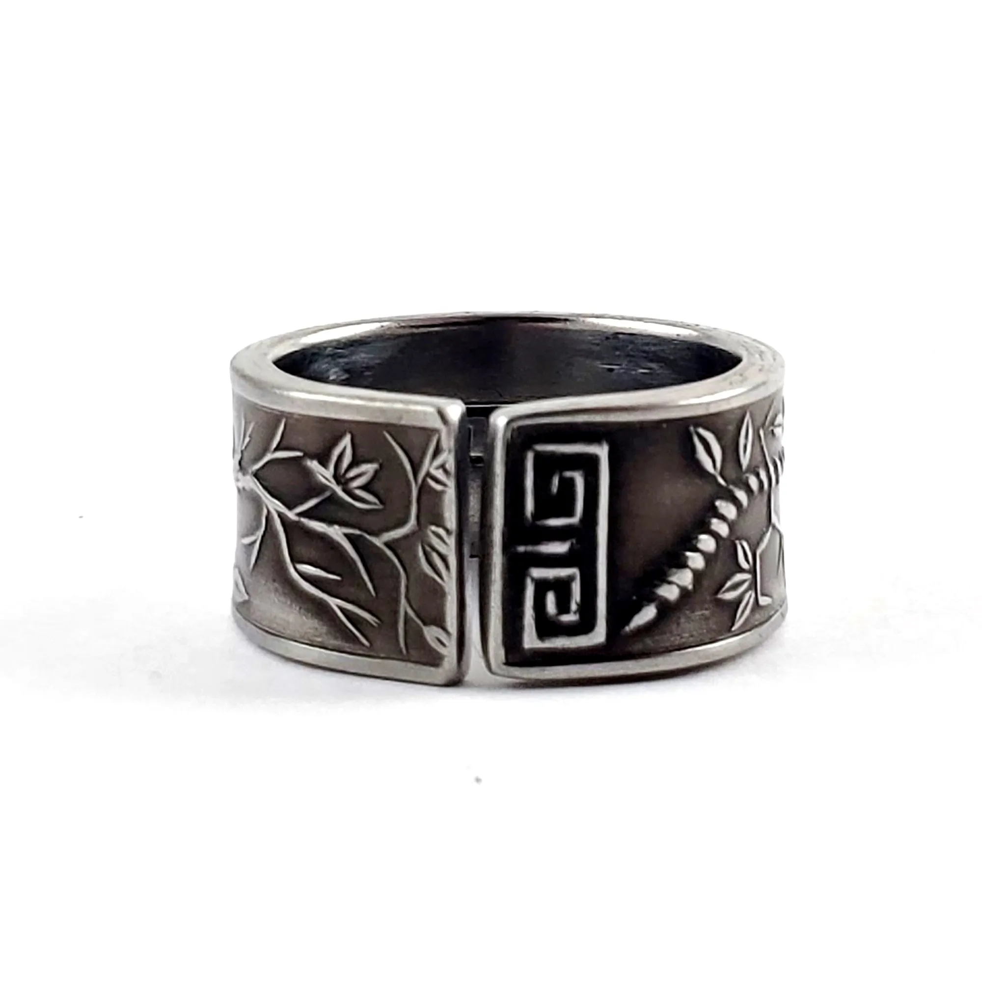 Ming Tree Stainless Steel Spoon Ring