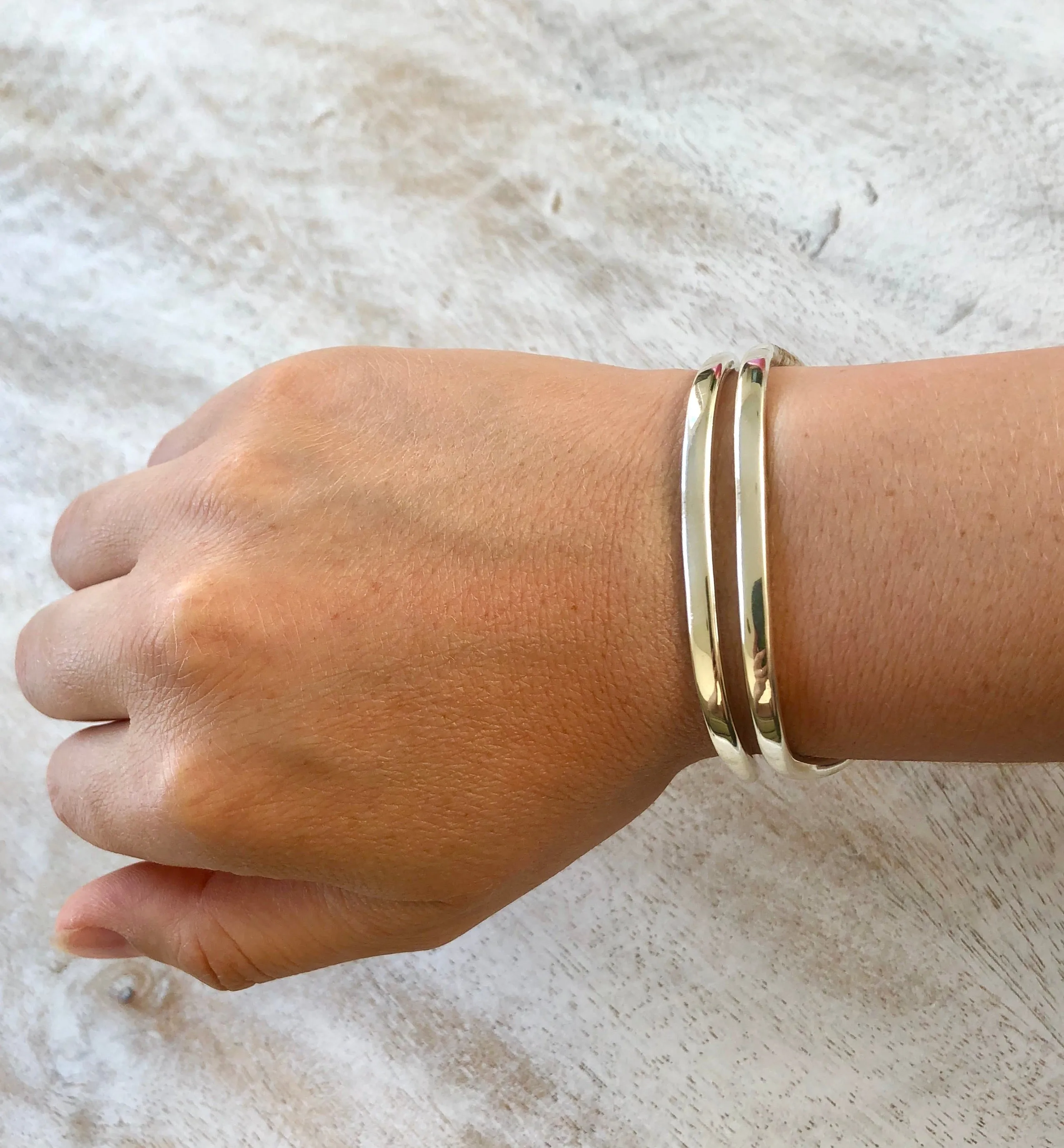 MM M4-89 OPEN DOUBLE BAND CUFF BRACELET