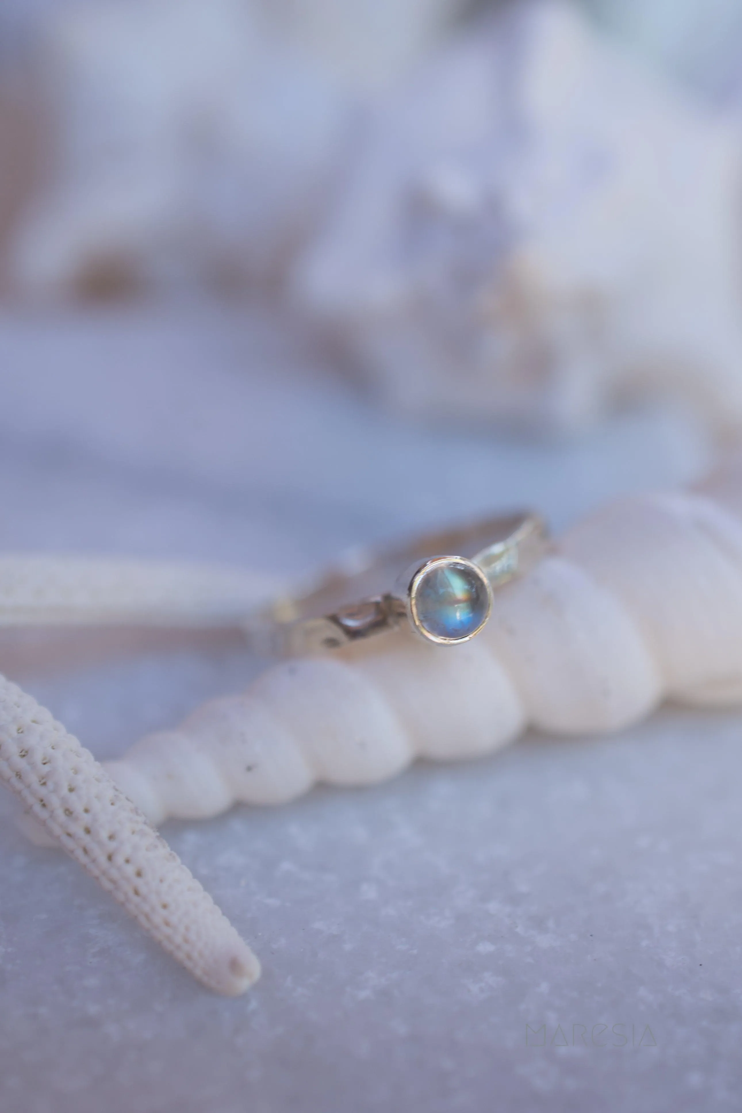 Moonstone Ring~ Sterling Silver 925 ~ MR207