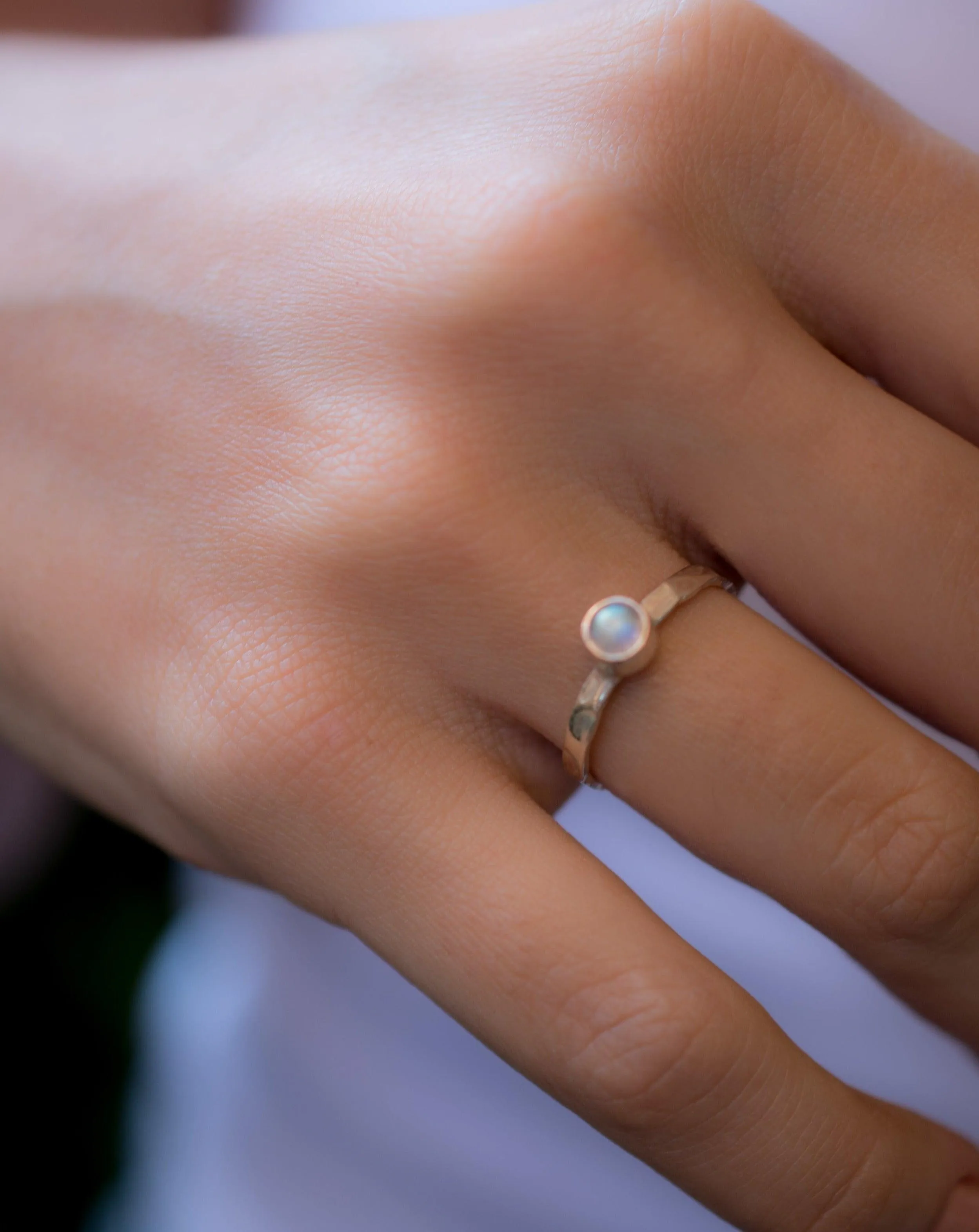 Moonstone Ring~ Sterling Silver 925 ~ MR207