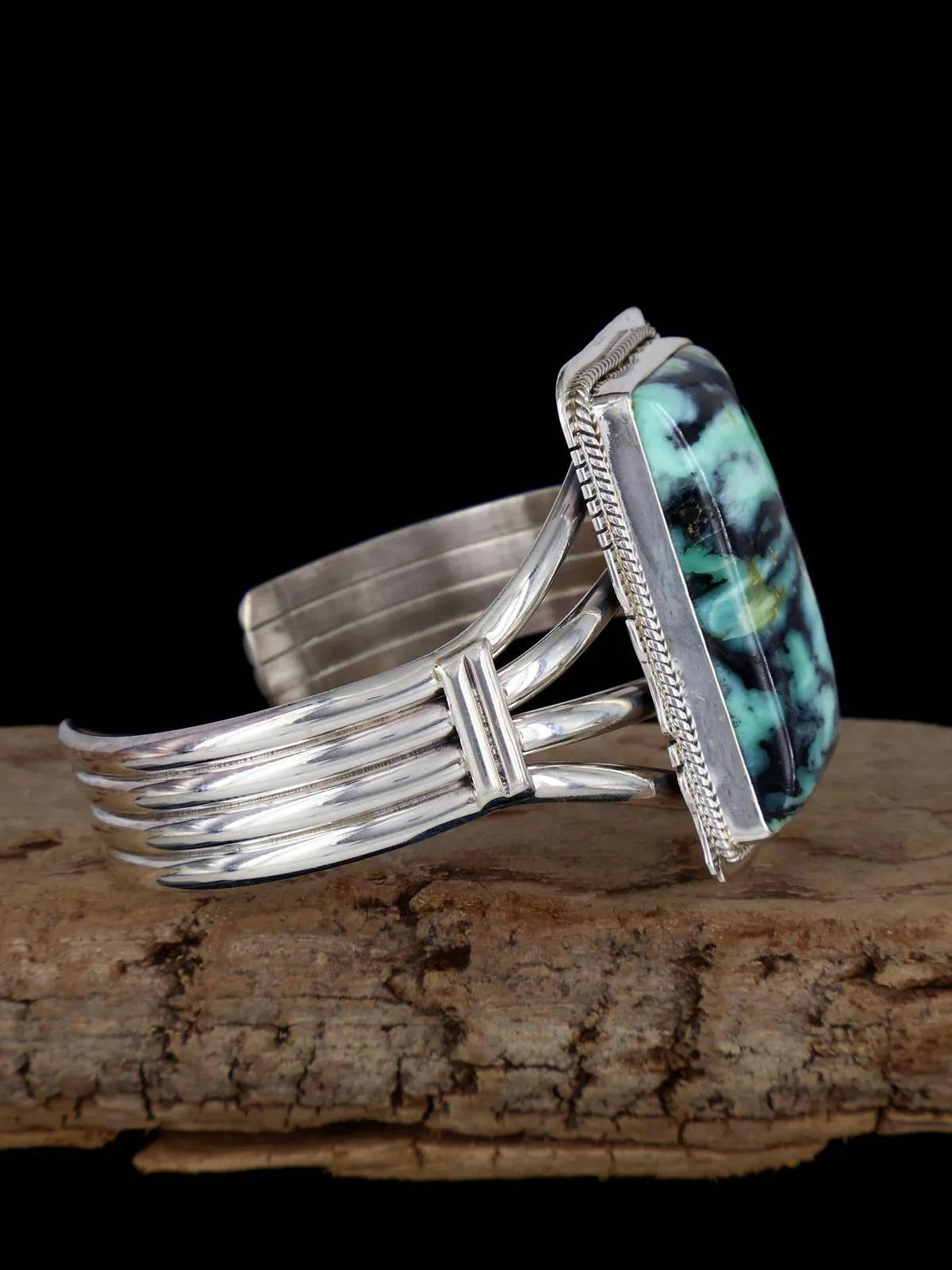 Navajo Variscite Sterling Silver Cuff Bracelet