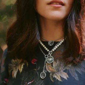 New Beginnings Double Curb Link Talisman Choker