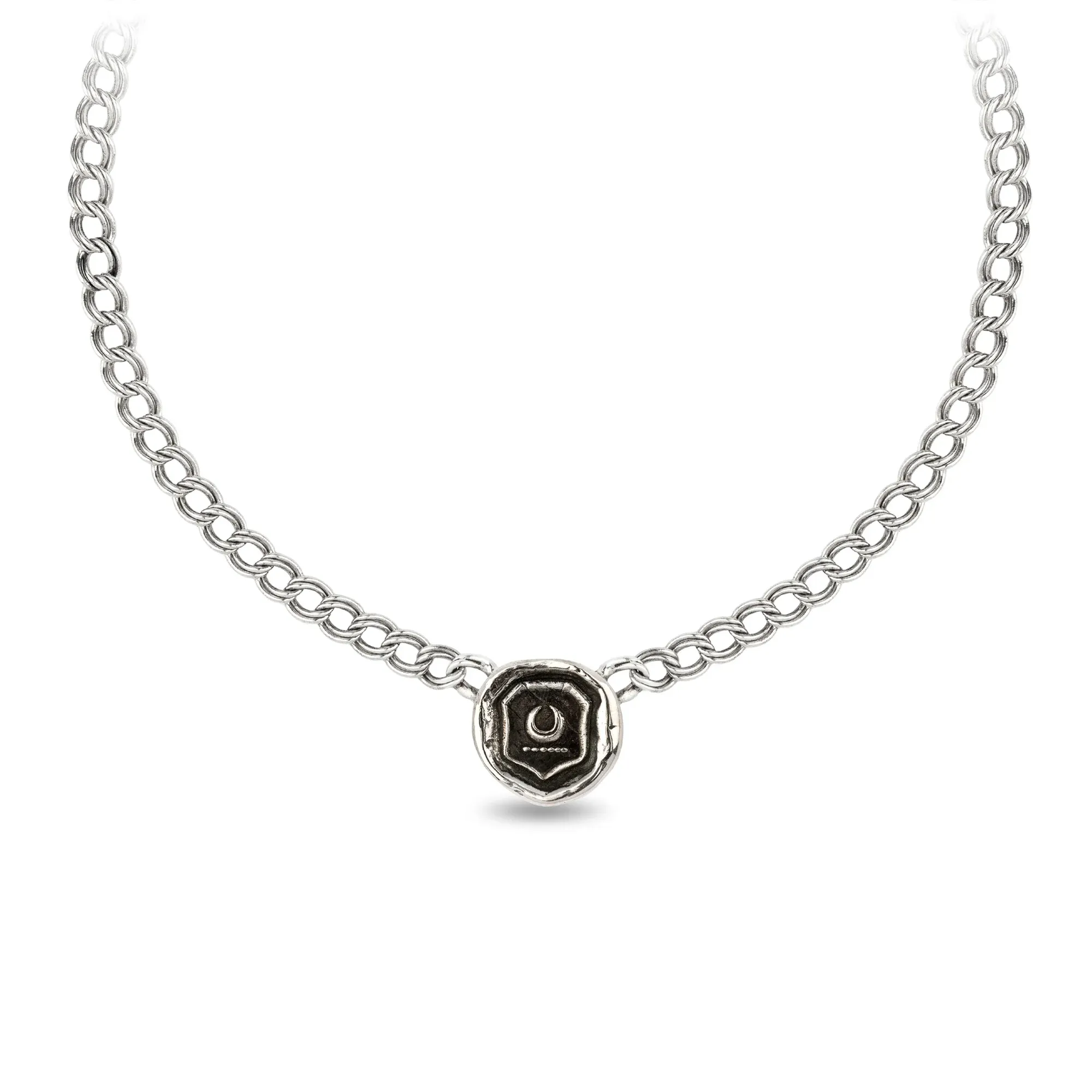 New Beginnings Double Curb Link Talisman Choker