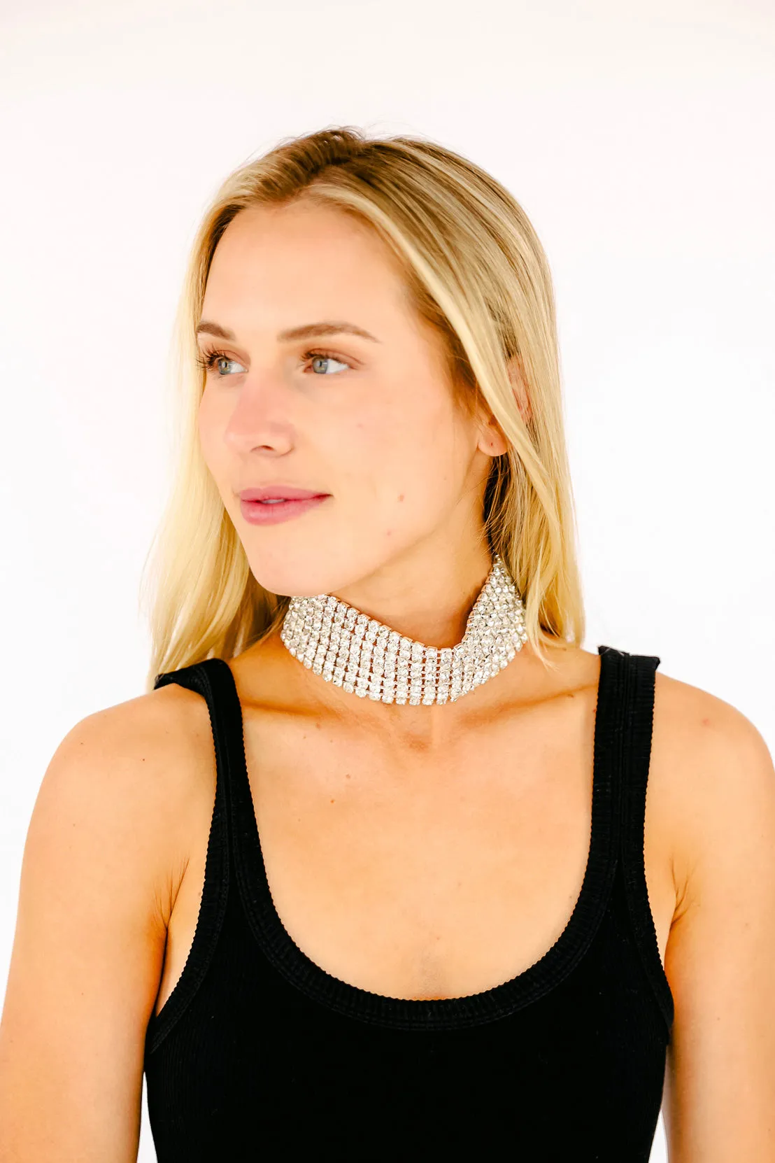NEW!! Rhinestone Choker
