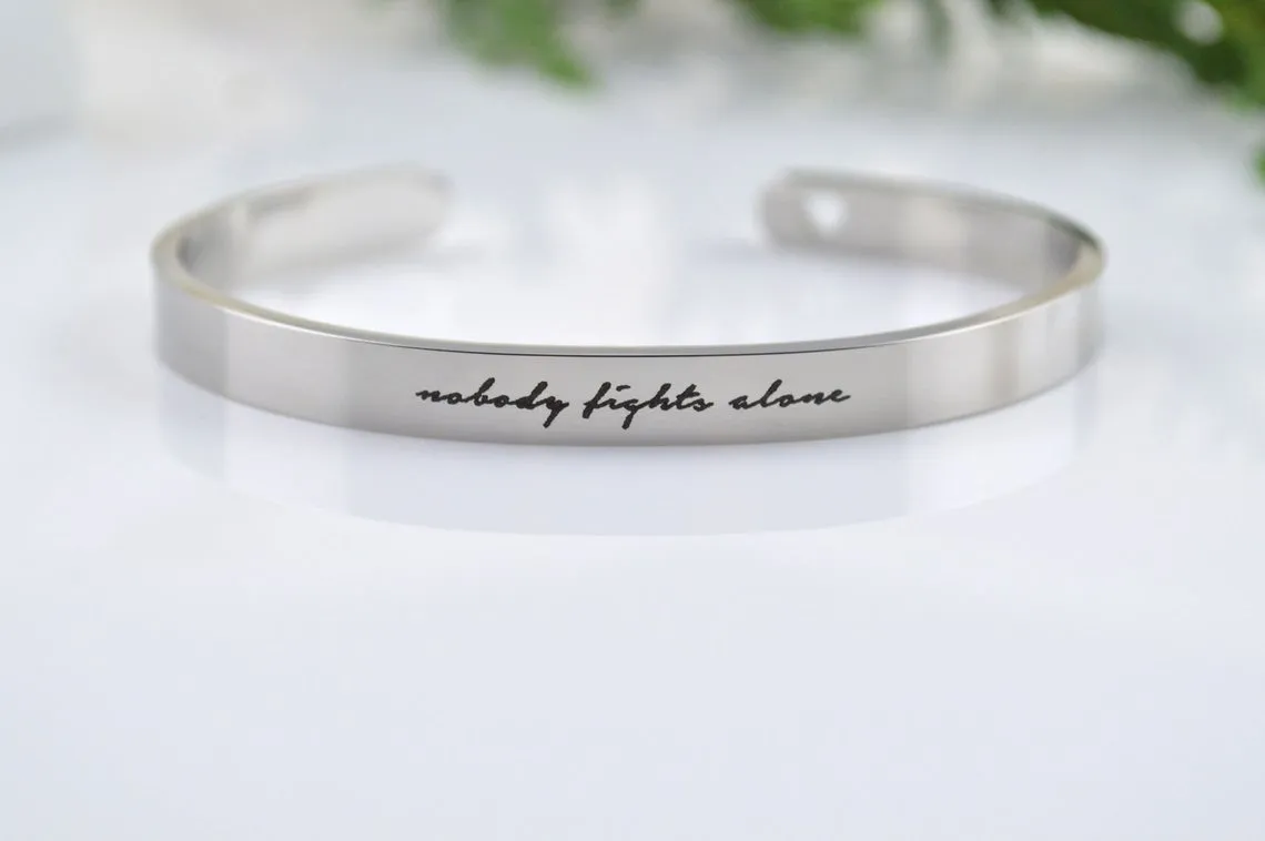 Personalised Cuff Bracelet Bridesmaid
