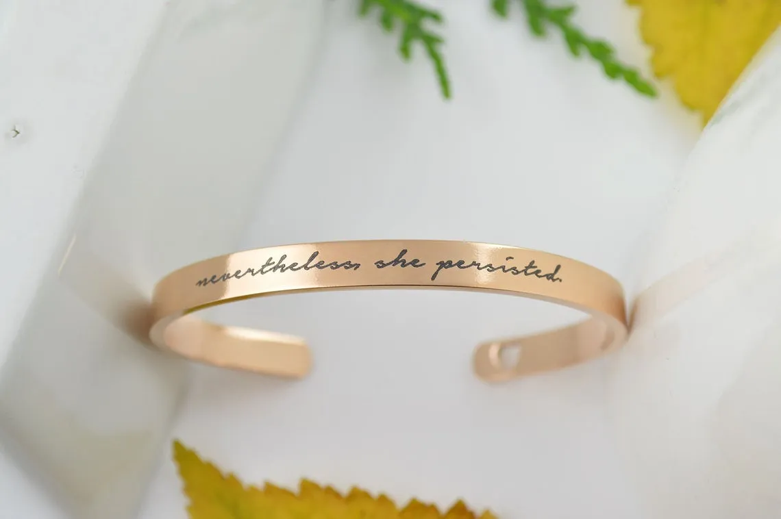 Personalised Cuff Bracelet Bridesmaid