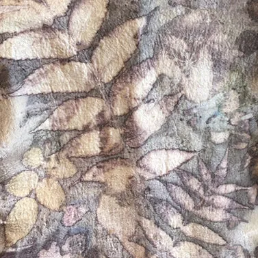 pure silk and Australian merino eco scarf