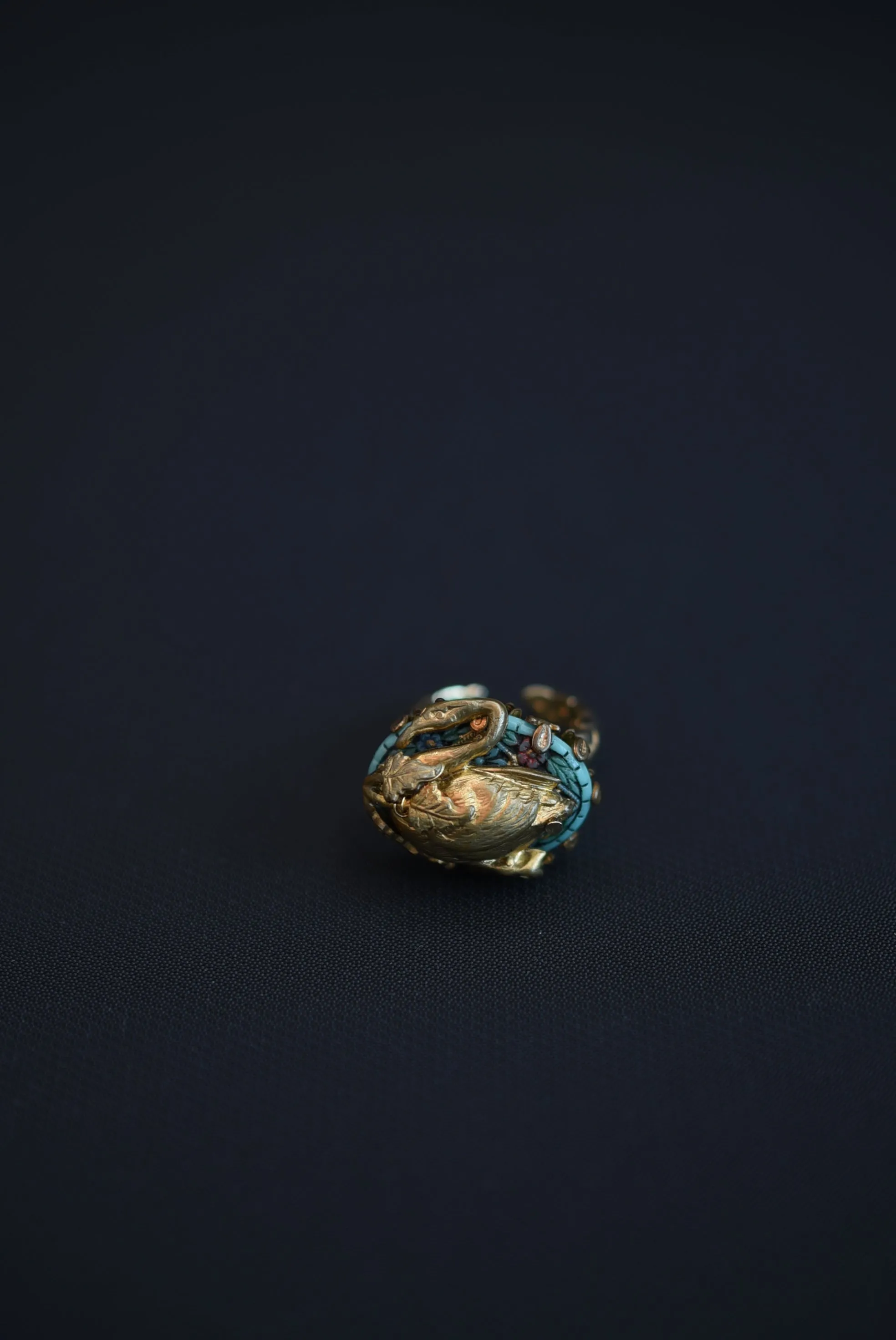 ring Germany swan vintage 1960'S【Limited item　One-of-a-kind】