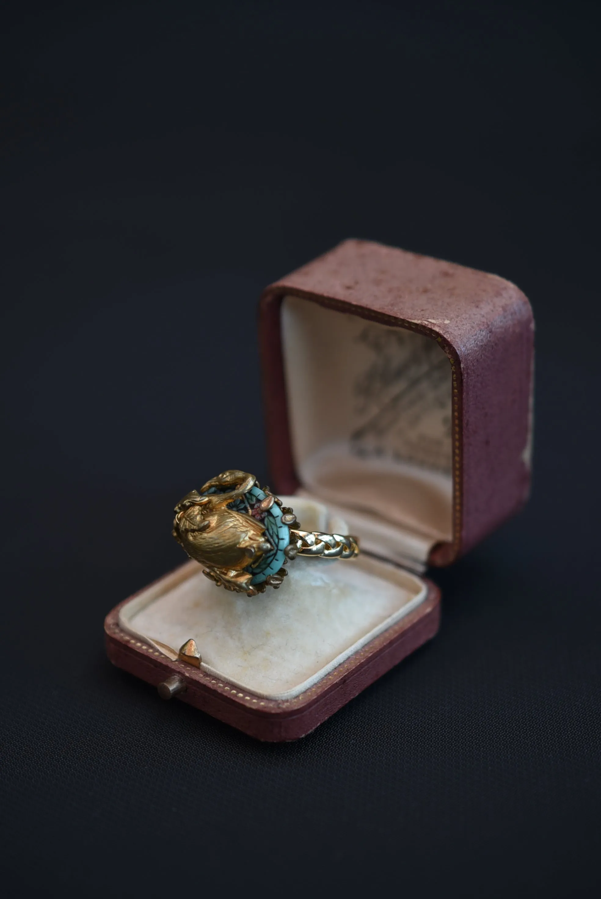 ring Germany swan vintage 1960'S【Limited item　One-of-a-kind】