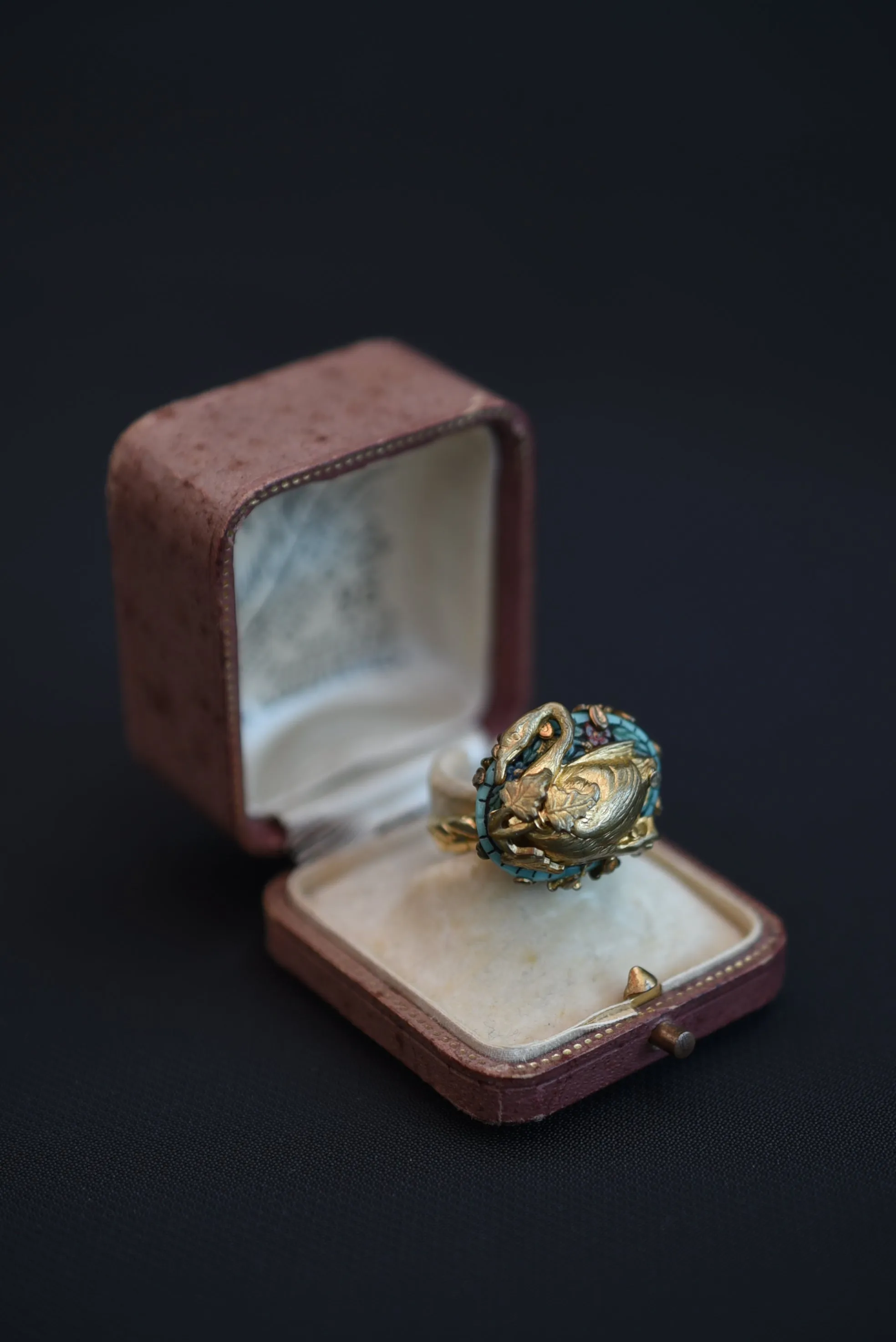 ring Germany swan vintage 1960'S【Limited item　One-of-a-kind】