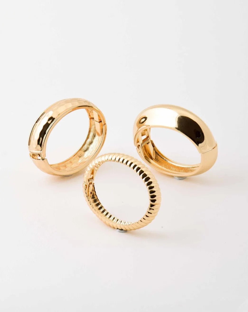 Roman Bangle Stack (Set of 3)