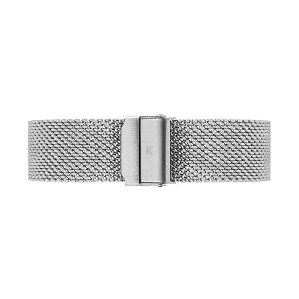 Silver Chain Mesh Watch Strap - 20mm Width