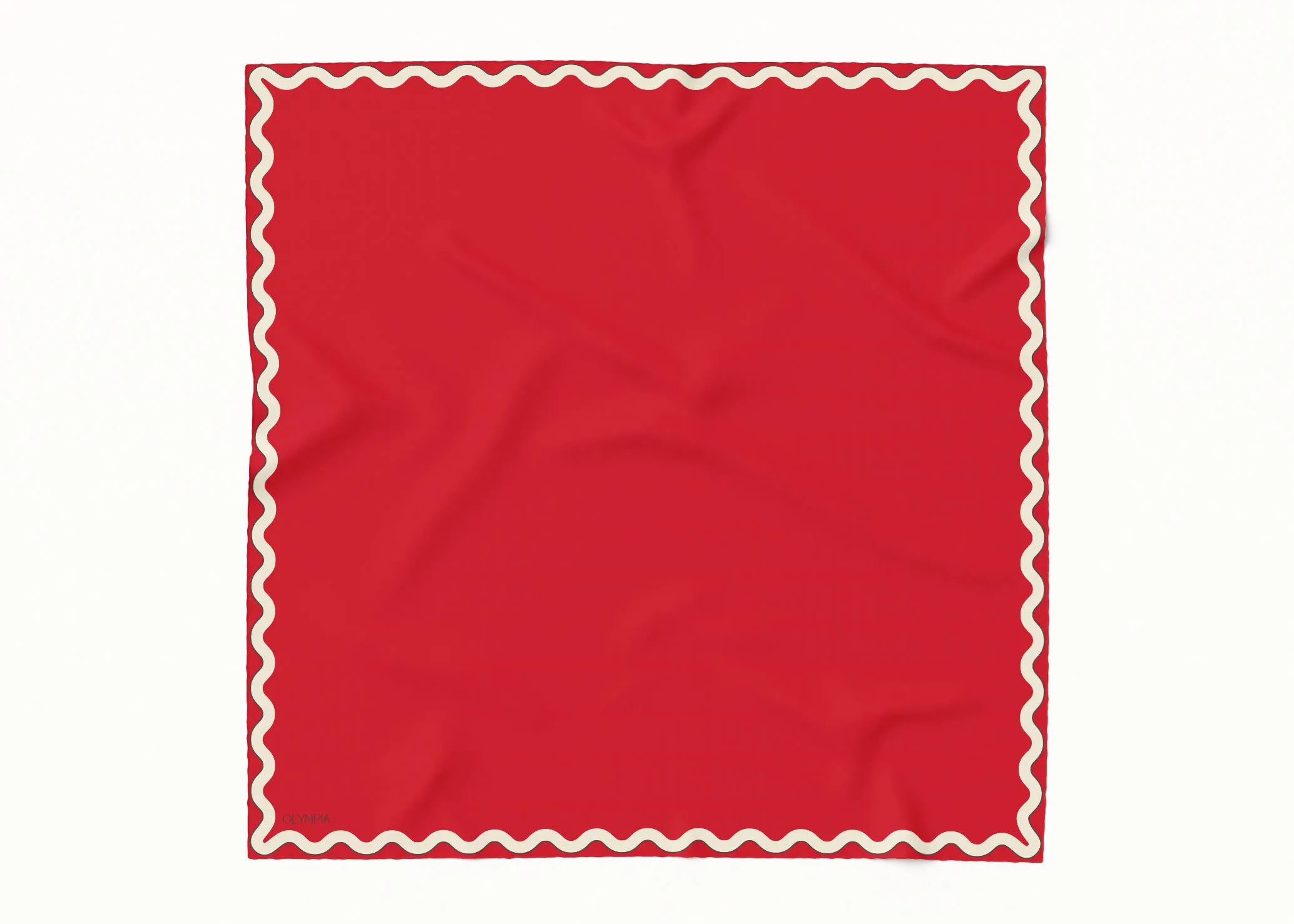 Sophie Hot Tamale Silk Scarf - 89x89cm