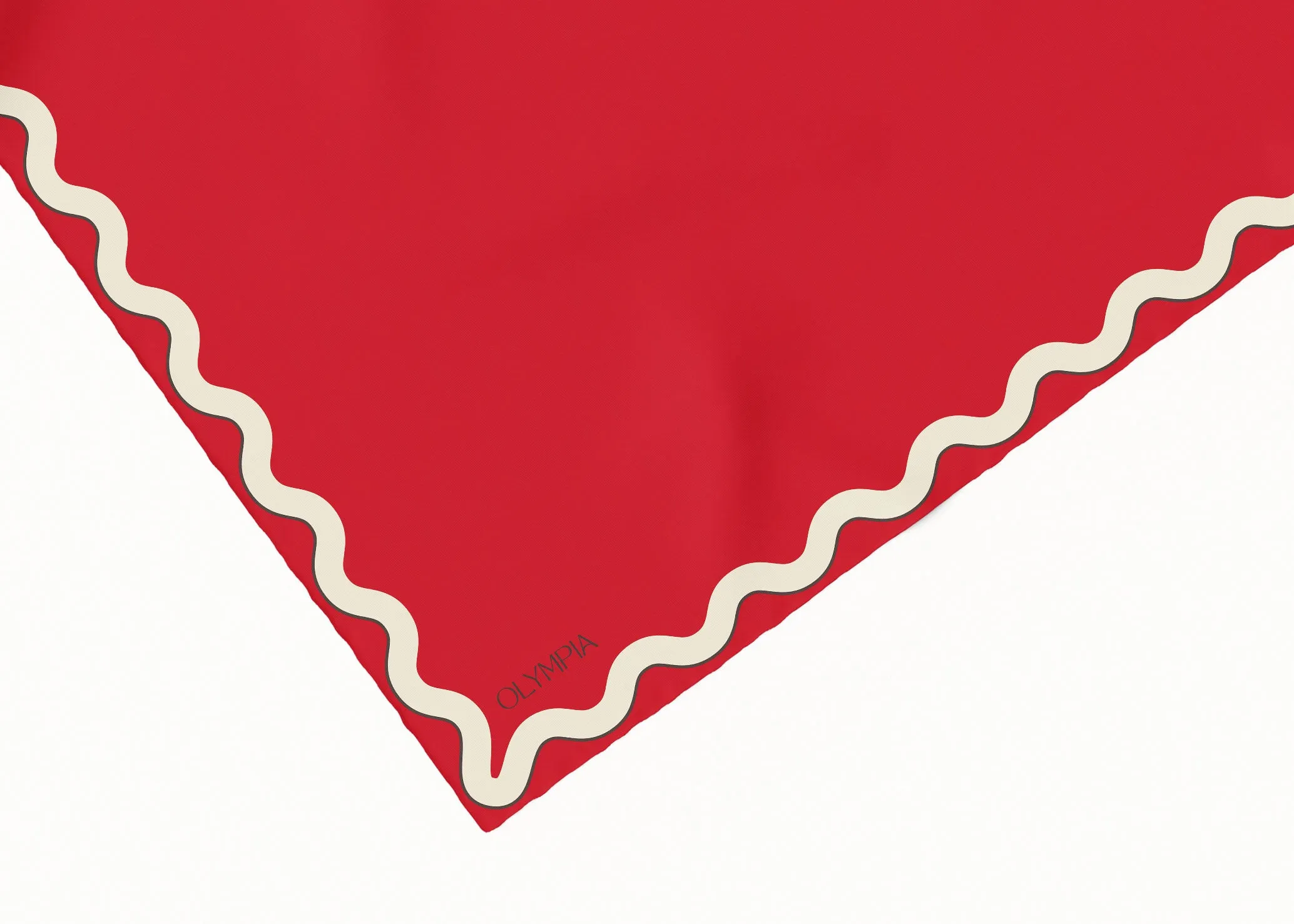 Sophie Hot Tamale Silk Scarf - 89x89cm