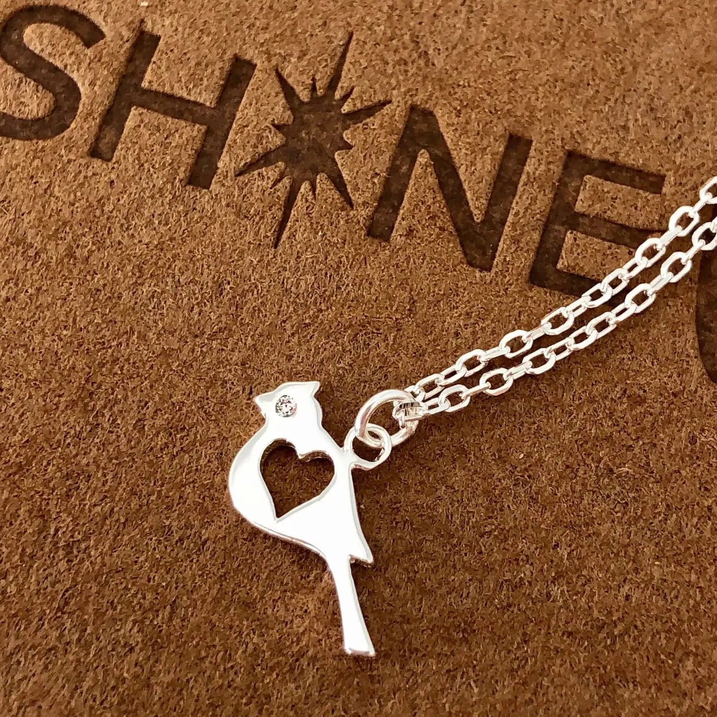 Sterling Cardinal Necklace