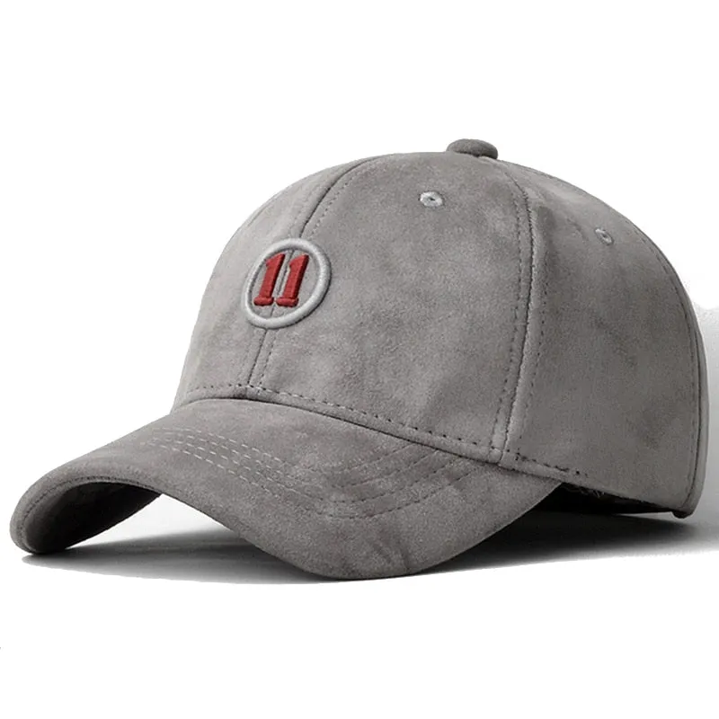 Suede Letter Baseball Cap Men Women Hip Hop Baseball Hat Bone Snapback Gorras Casquette Homme Dad Hats