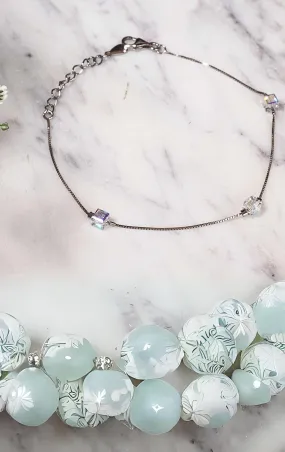 Swarovski Crystal Wisper Bracelet Silver