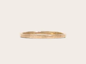 Thin Gold Sparkle Ring