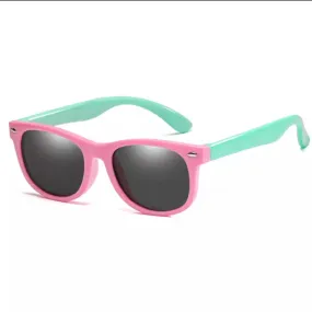 Ultra Flexible Sunglasses - Pink & Mint