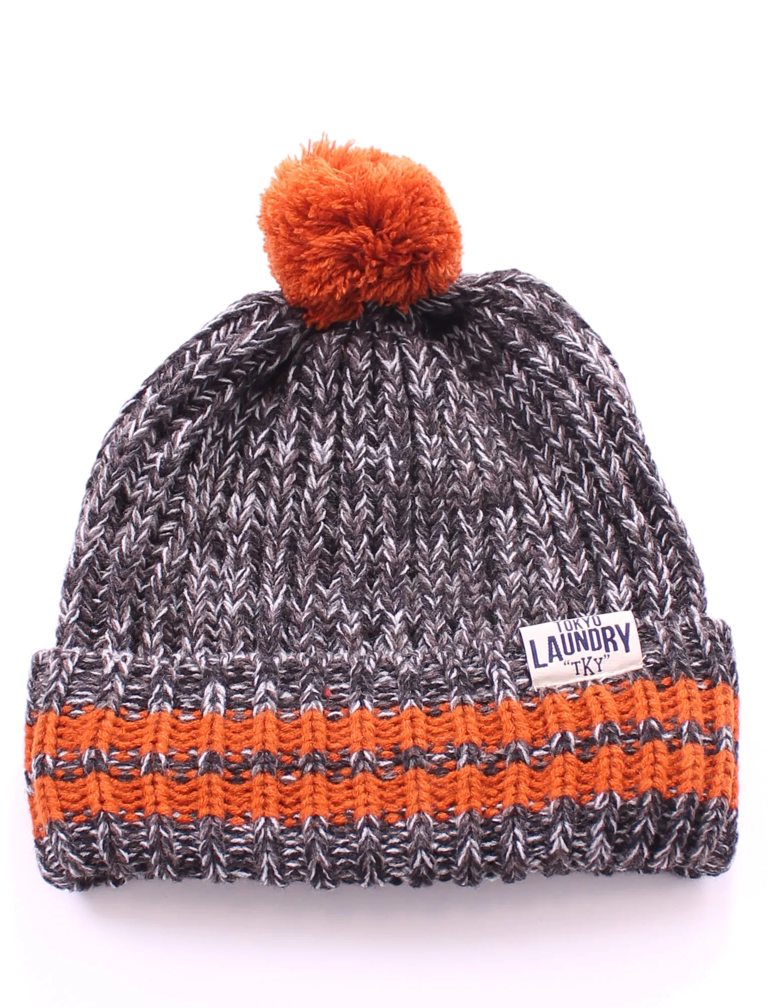 Unisex Tokyo Laundry Chamrousse Hat and Scarf Set in grey