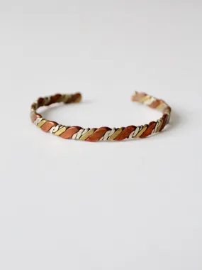 vintage Mexican mixed metal bracelet