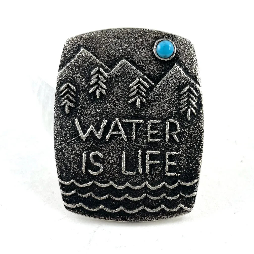 Water Is Life<br>Scarf Slide<br>By Lee Begay