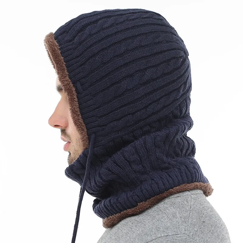 Winter Knitted Hat Beanie Men Beany Skullies Beanies Winter Hats For Women Men Caps Gorras Bonnet Mask Brand Hats