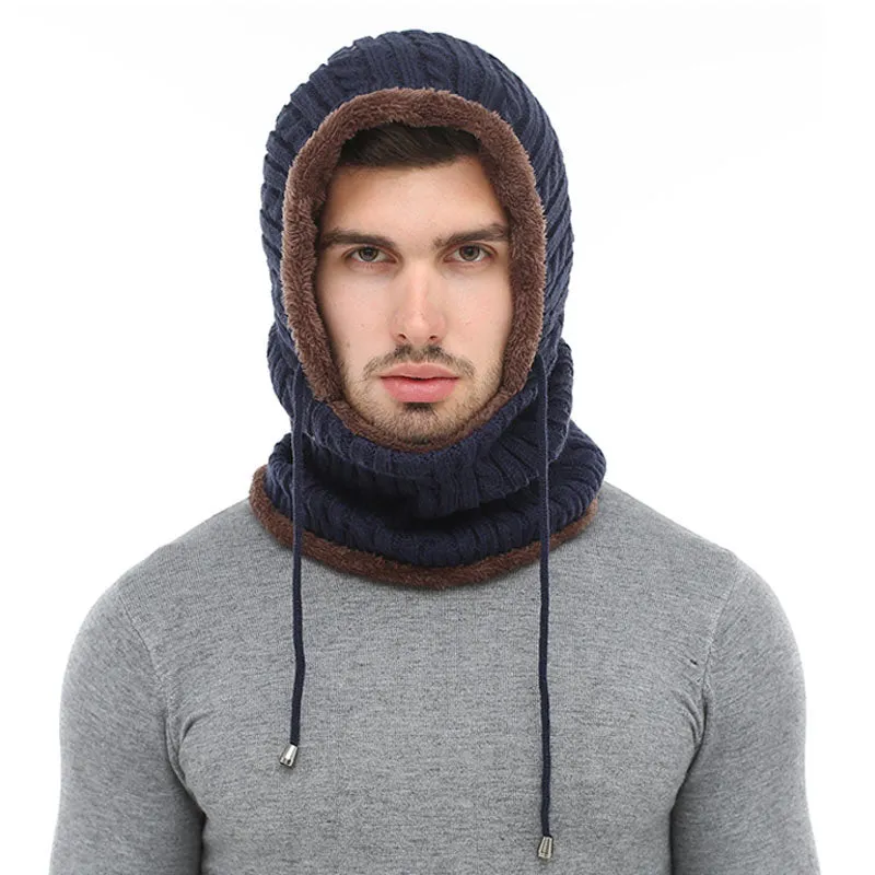 Winter Knitted Hat Beanie Men Beany Skullies Beanies Winter Hats For Women Men Caps Gorras Bonnet Mask Brand Hats