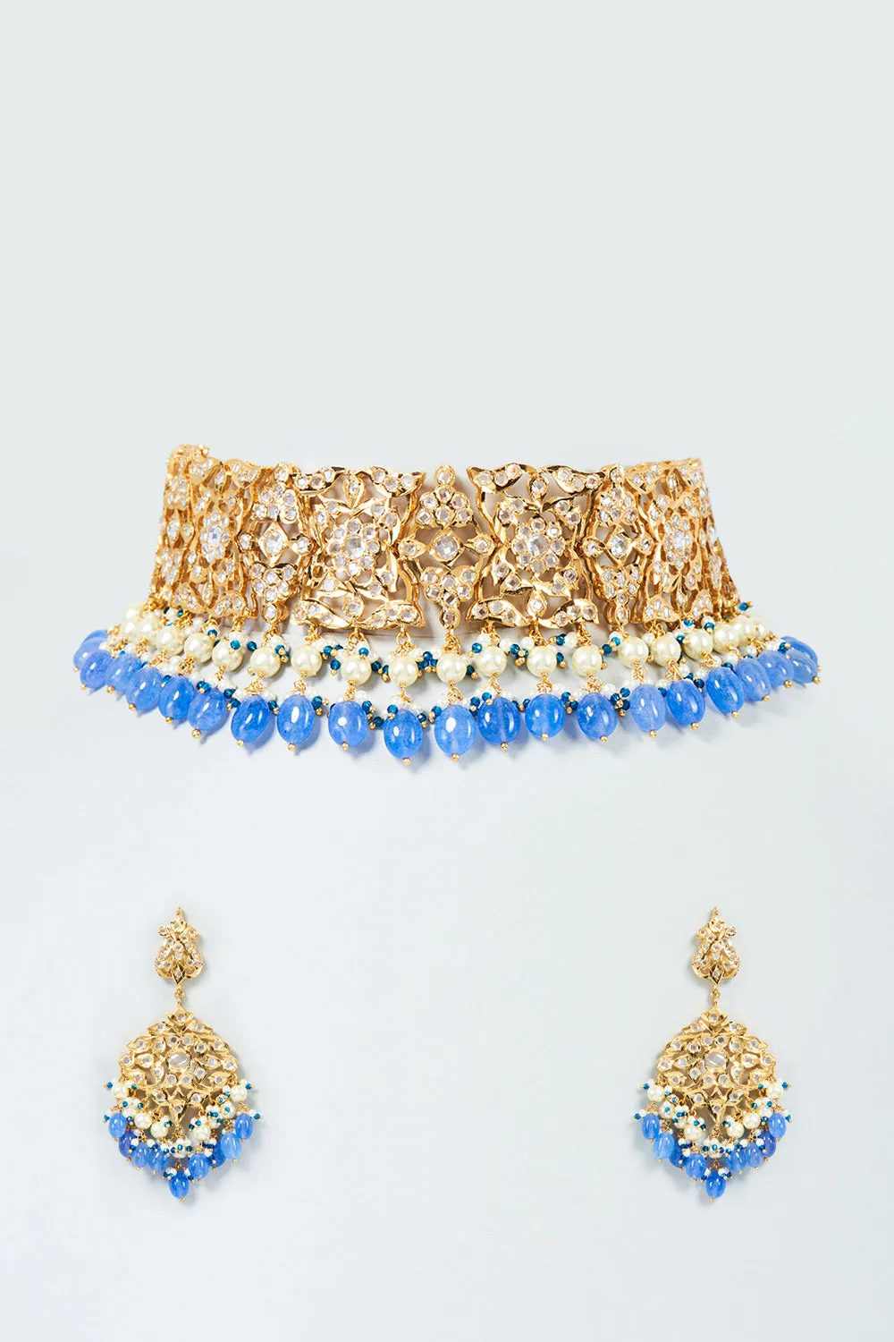 Zeenath Choker Set
 22 kt Gold Plated